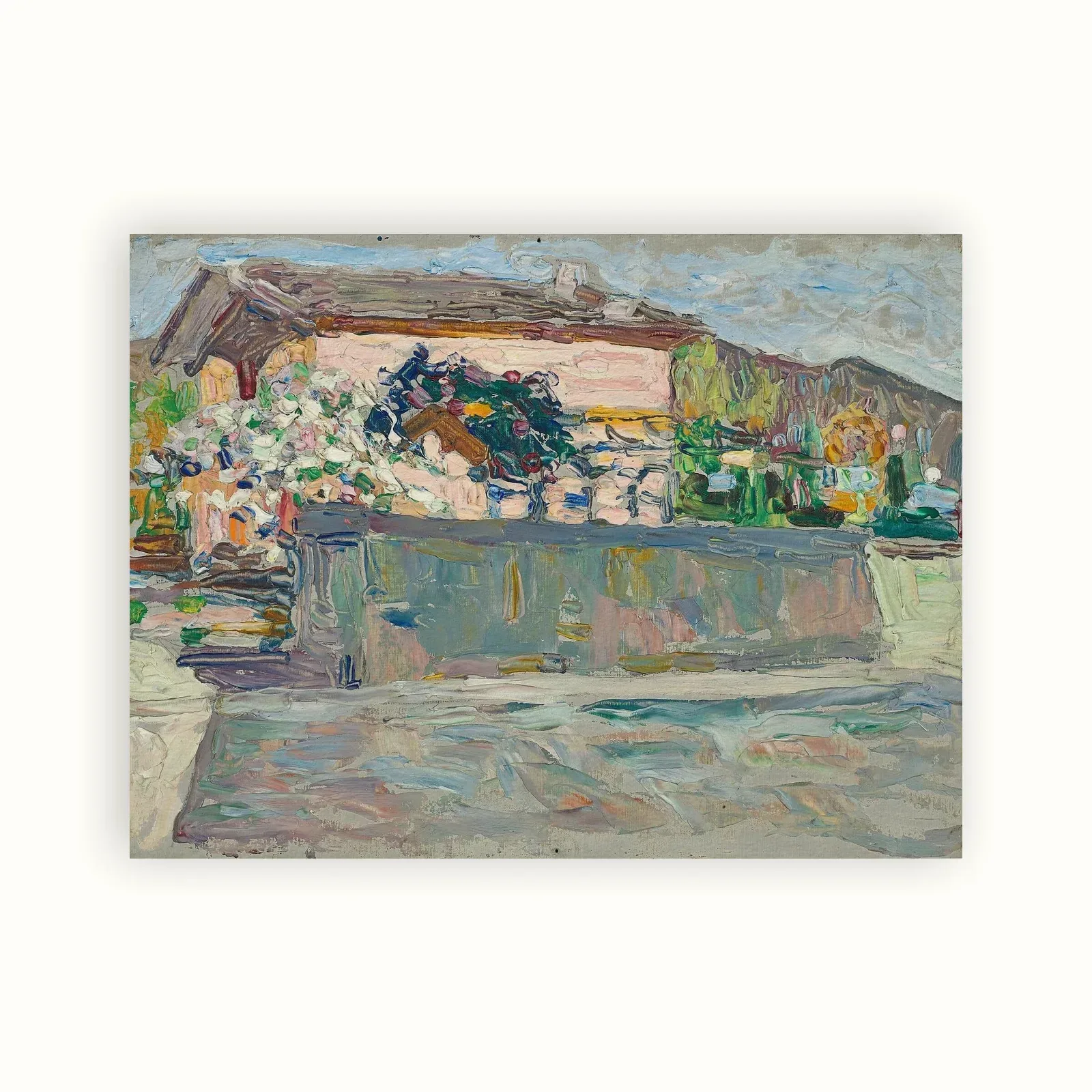 Spring, Vicinity of Augsburg by Wassily Kandinsky, 1902: as a fine art print