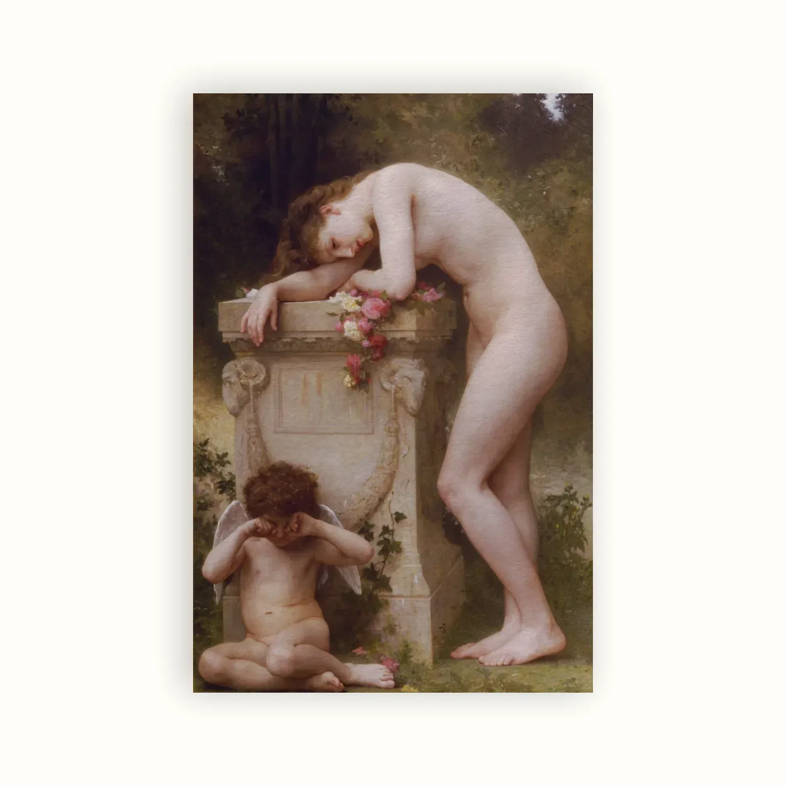 Elegy by William-Adolphe Bouguereau, 1899: as a fine art print