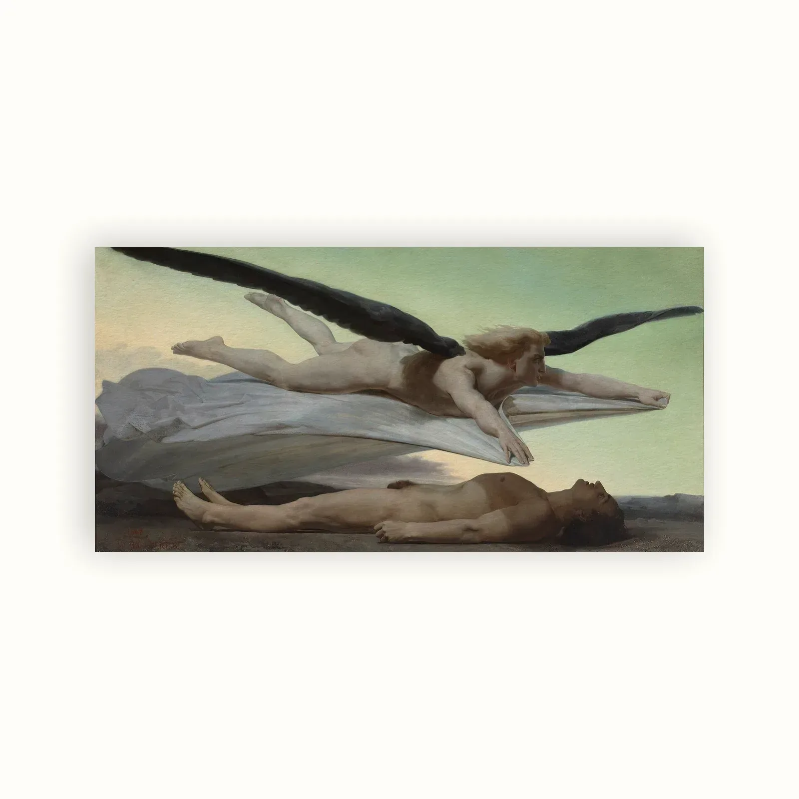 Equality Before Death by William-Adolphe Bouguereau, 1848: as a fine art print