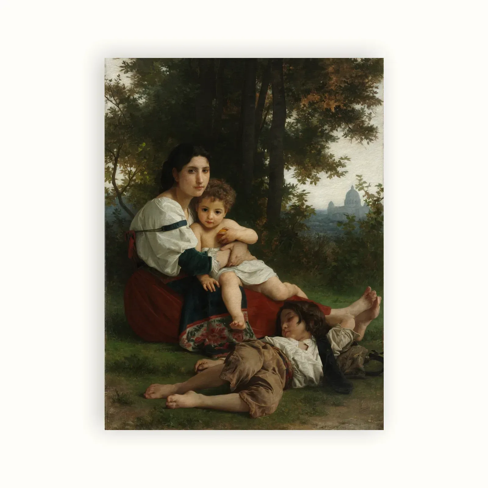 Rest by William-Adolphe Bouguereau, 1879: as a fine art print