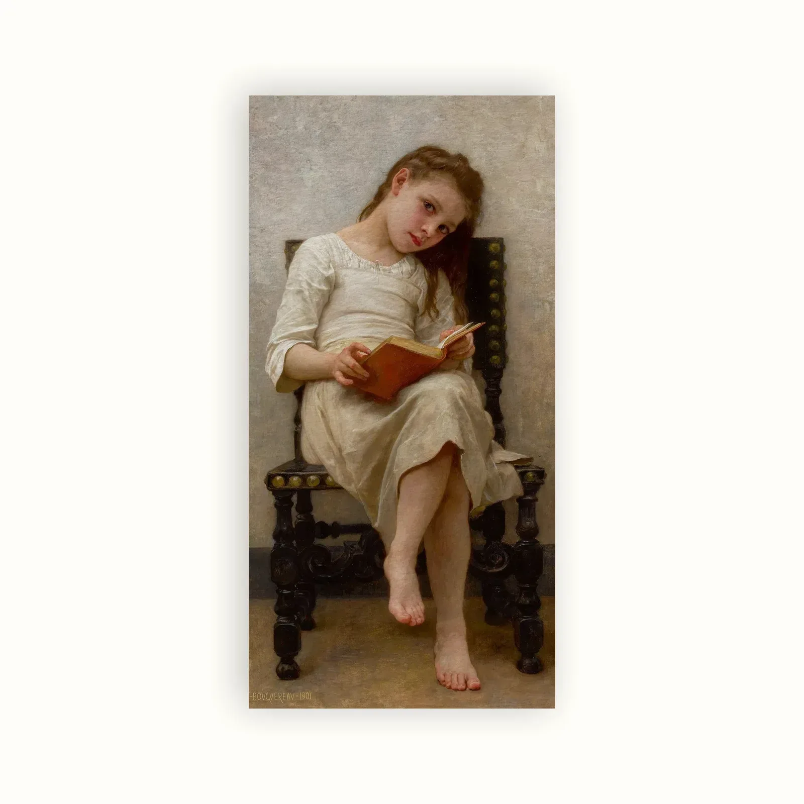 The price book by William-Adolphe Bouguereau, 1901: as a fine art print