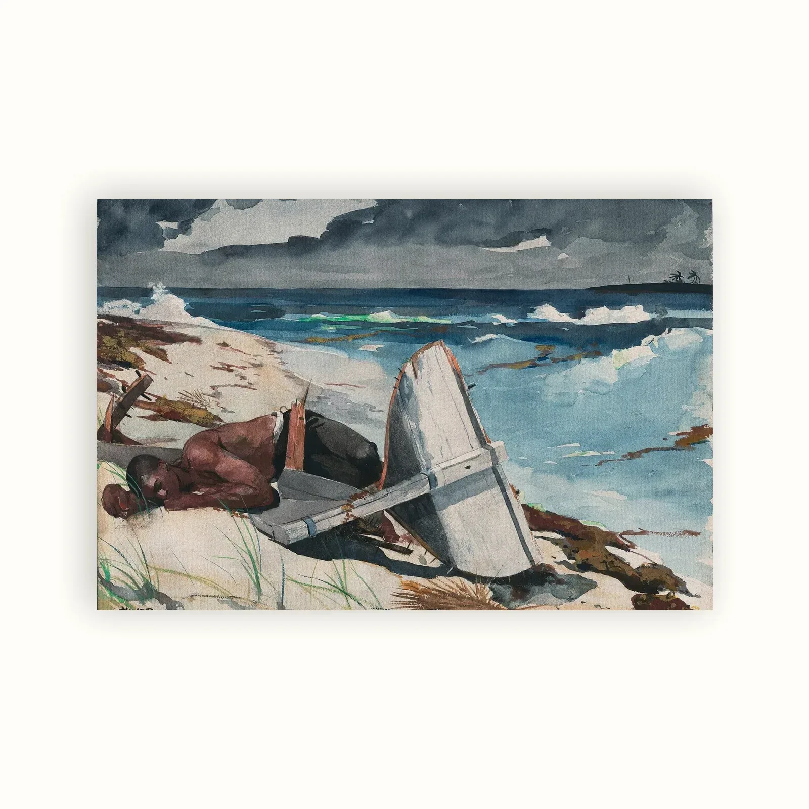 After the Hurricane, Bahamas by Winslow Homer, 1899: as a fine art print