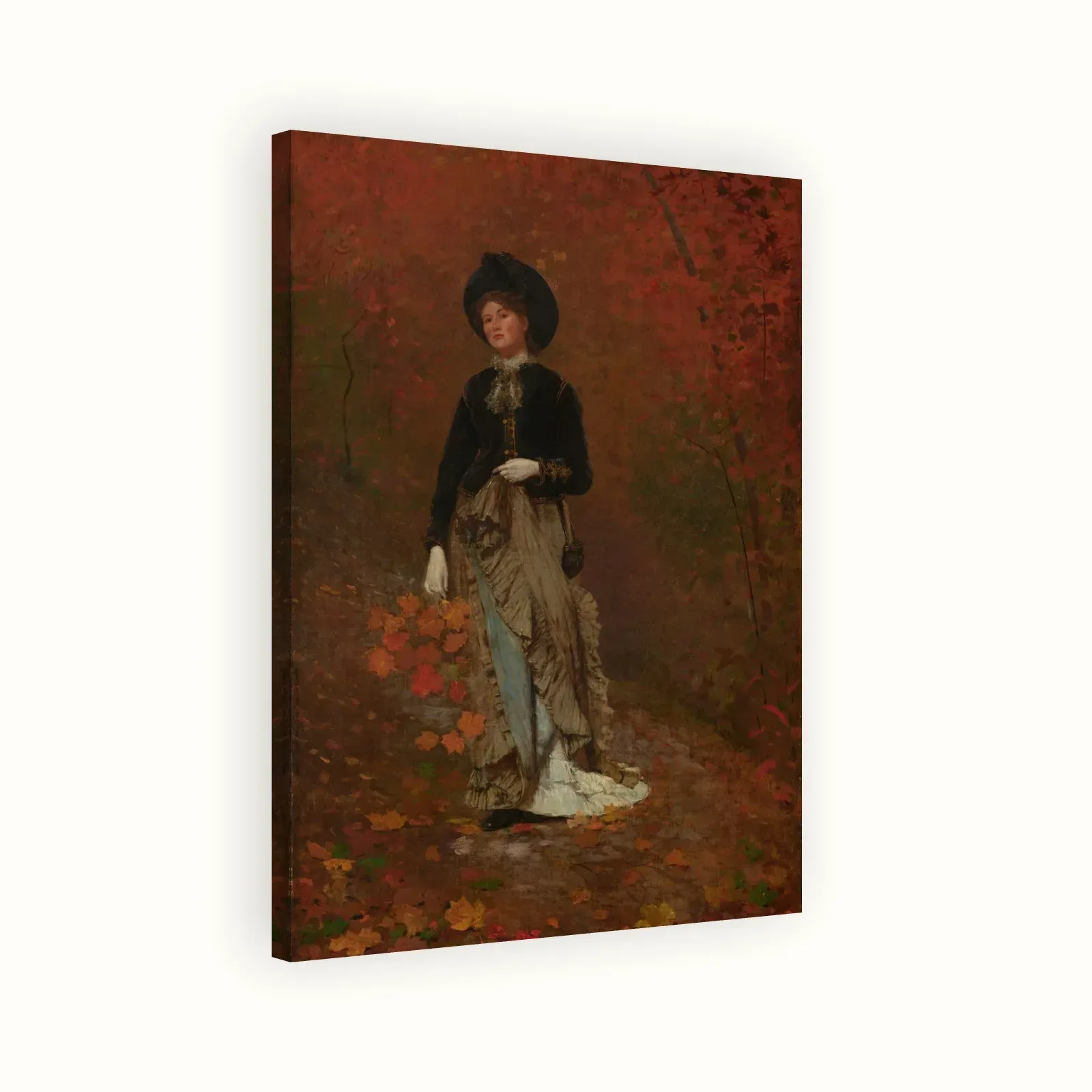 Autumn by Winslow Homer, 1877: Stretched canvas