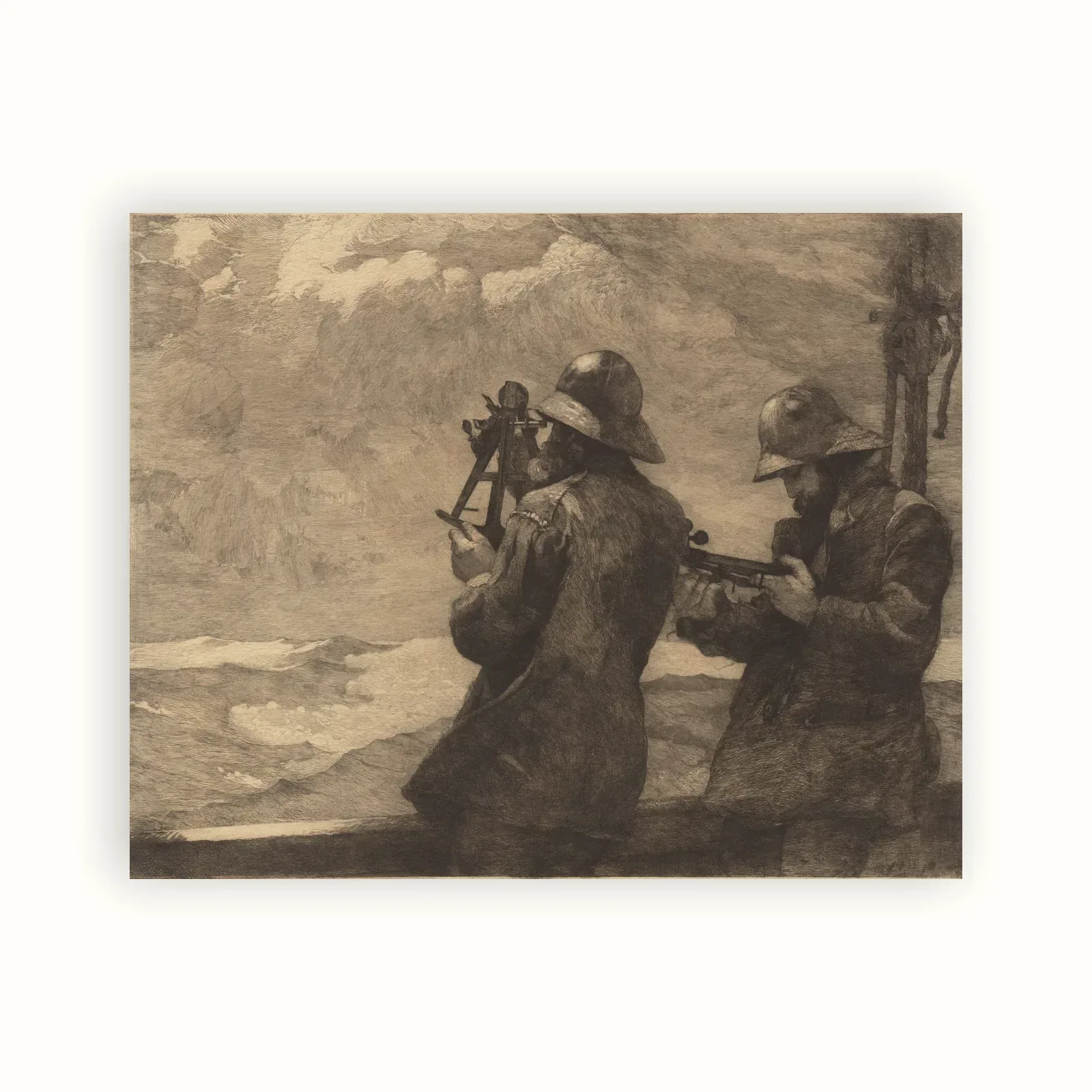 Eight Bells by Winslow Homer, 1887: as a fine art print