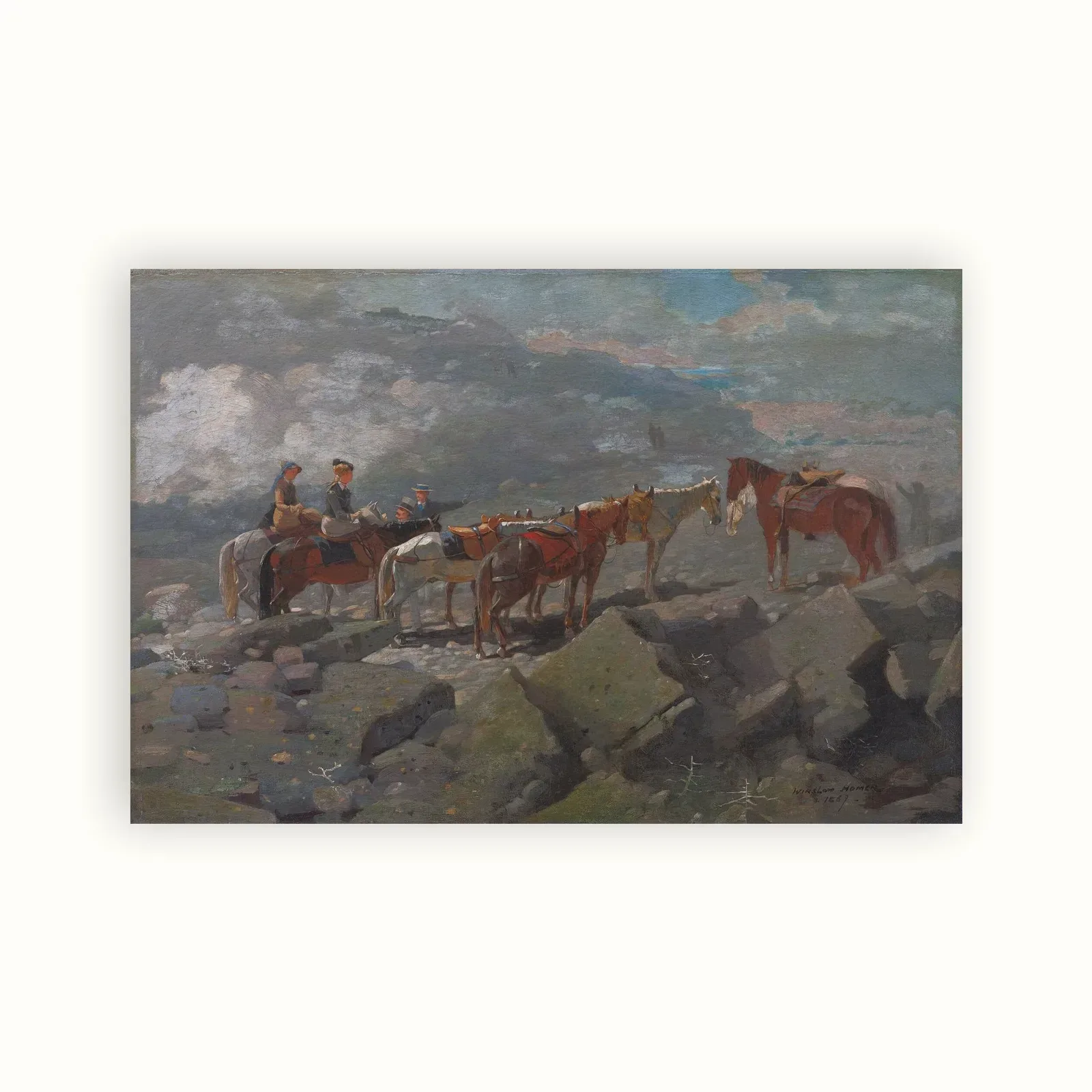 Mount Washington by Winslow Homer, 1869: as a fine art print