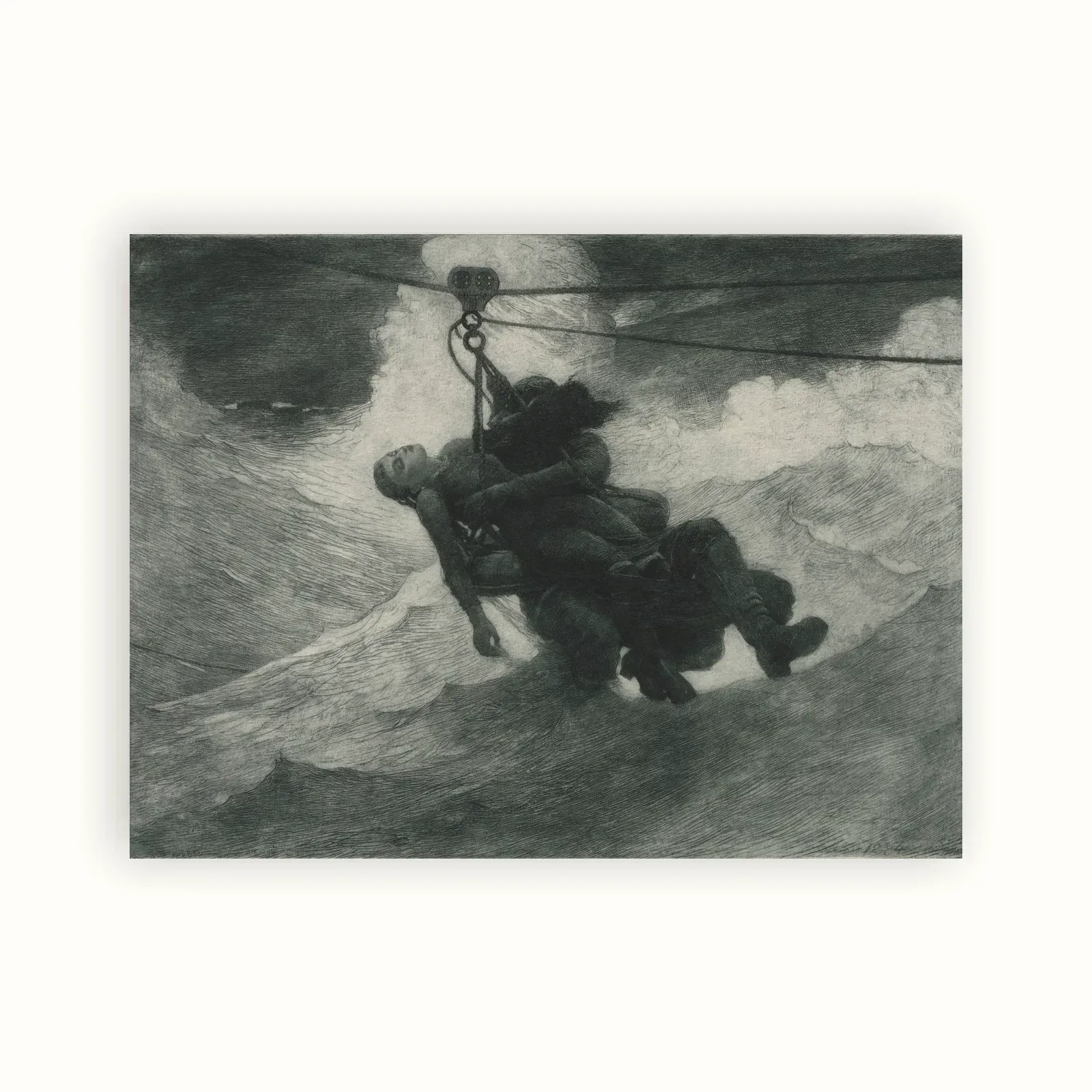 The Life Line by Winslow Homer, 1884: as a fine art print